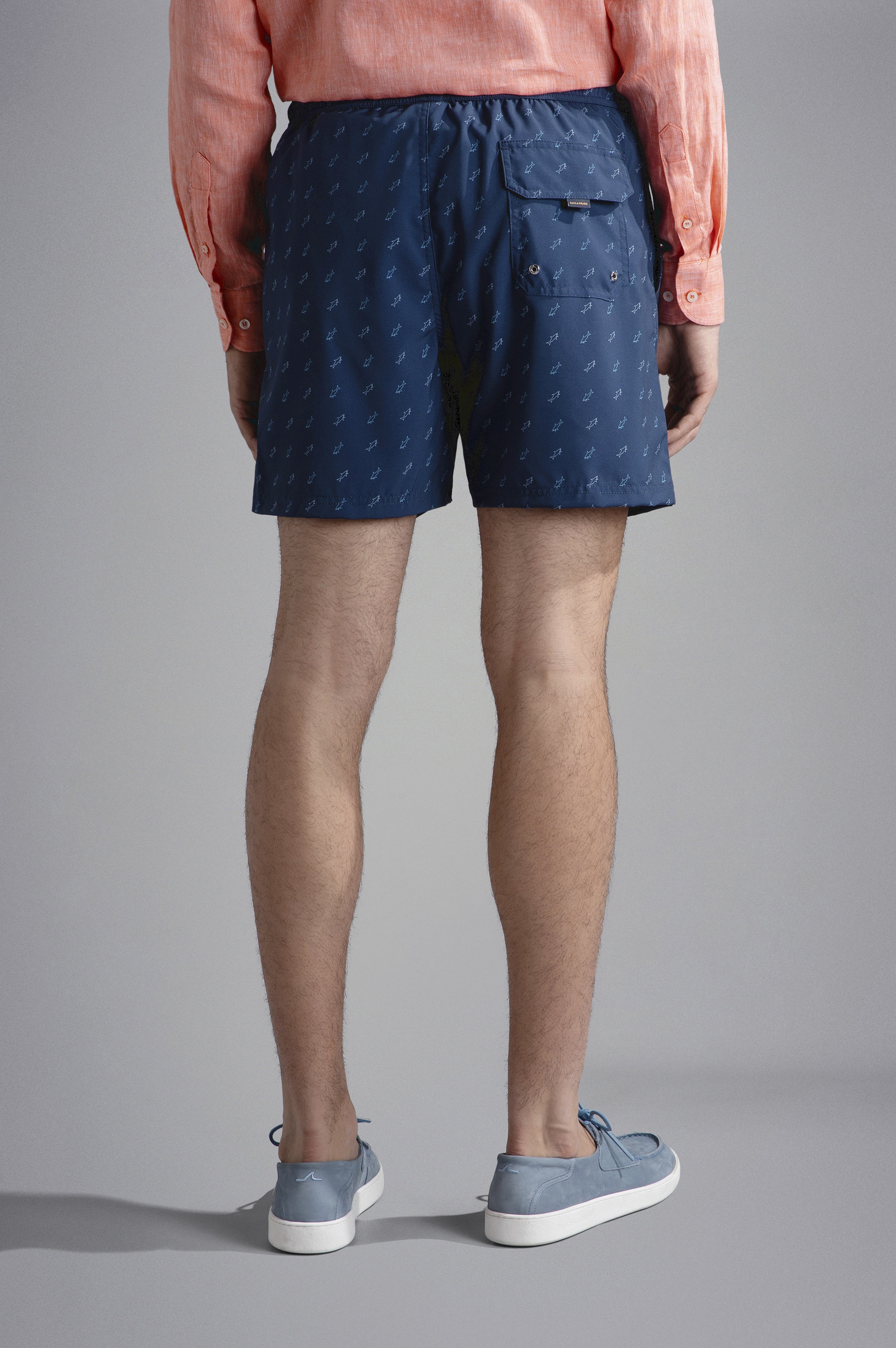 SWIM SHORTS WITH SHARK PRINT - 3