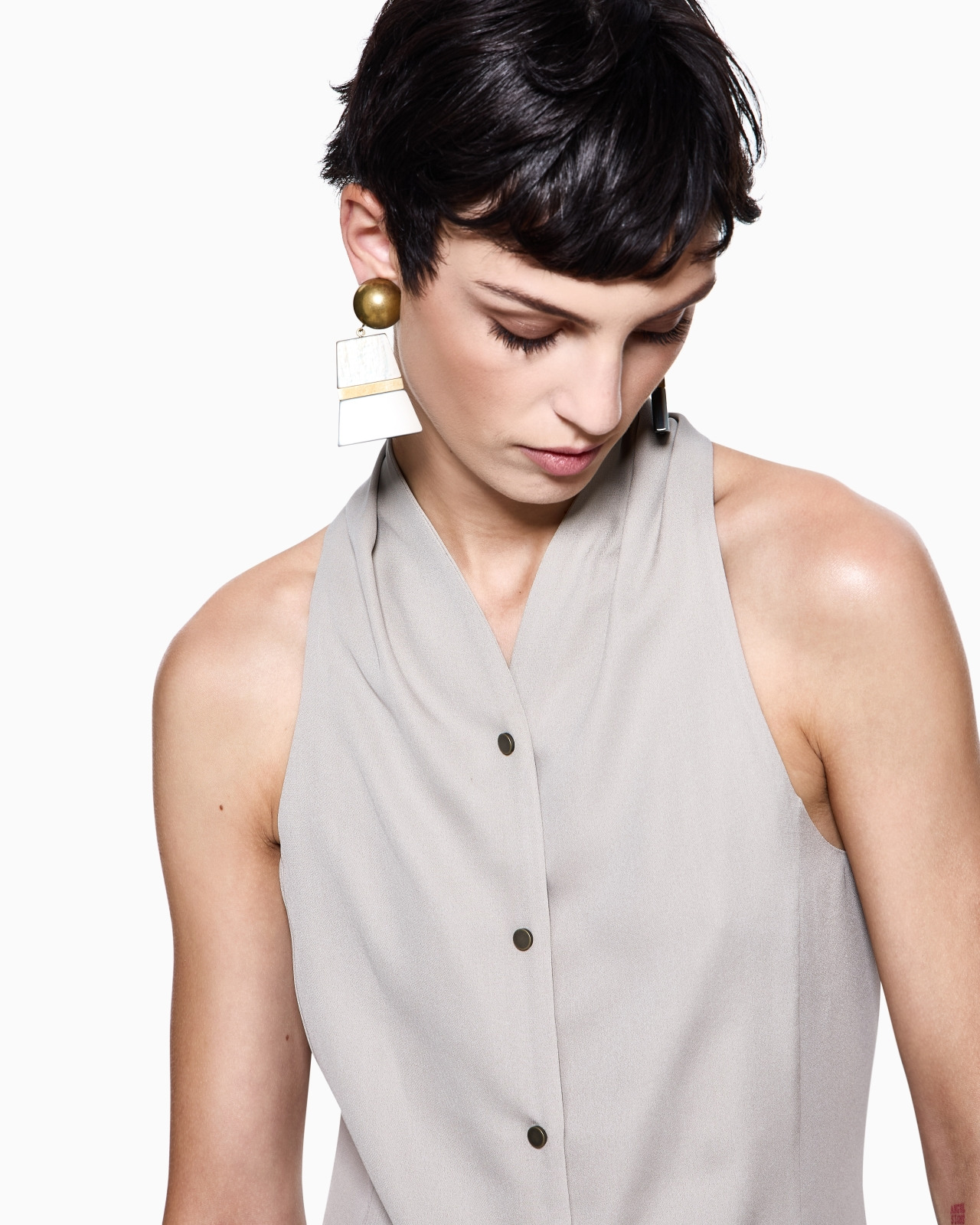 ASV TOP IN TRIPLE SILK GEORGETTE - 5