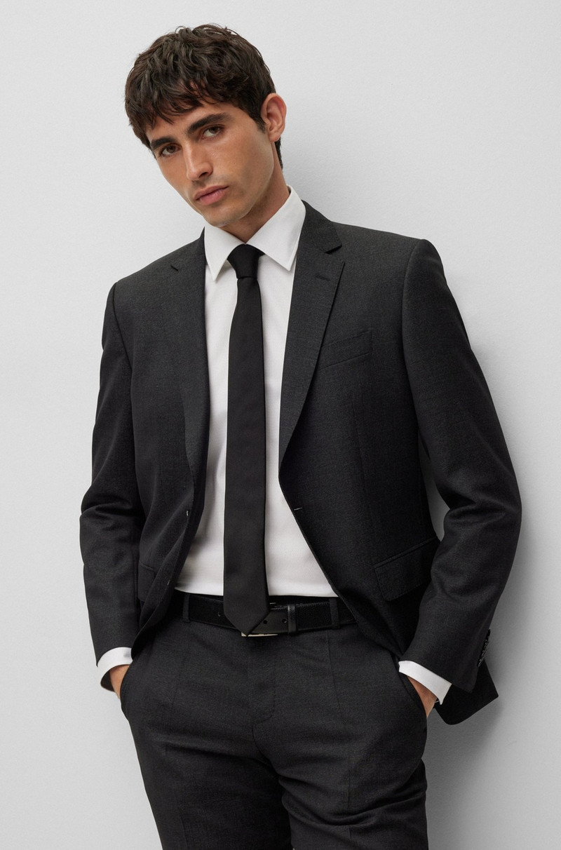 SLIM-FIT SUIT IN VIRGIN WOOL WITH SIGNATURE LINING 2