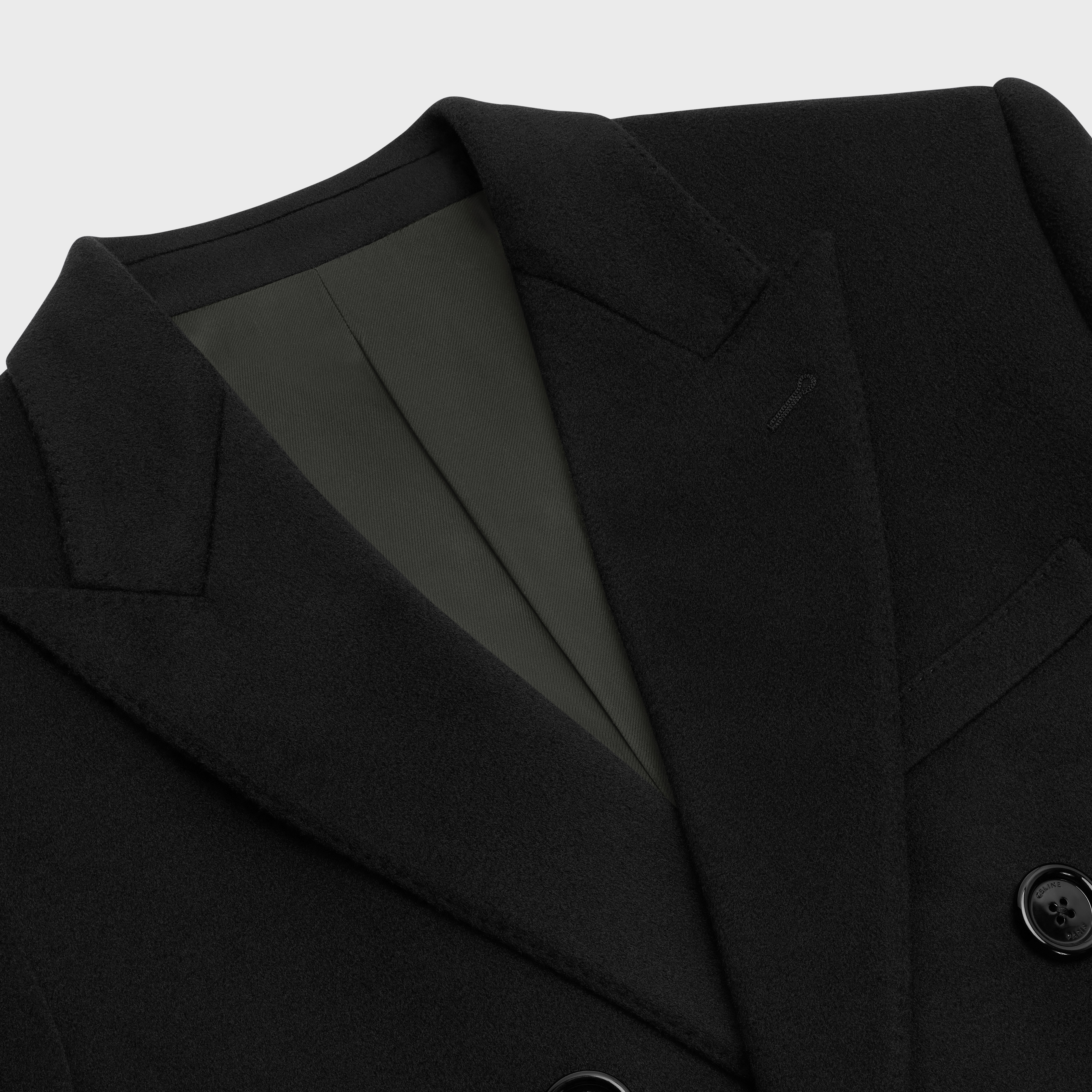 DOUBLE-BREASTED POLO COAT IN WOOL - 3