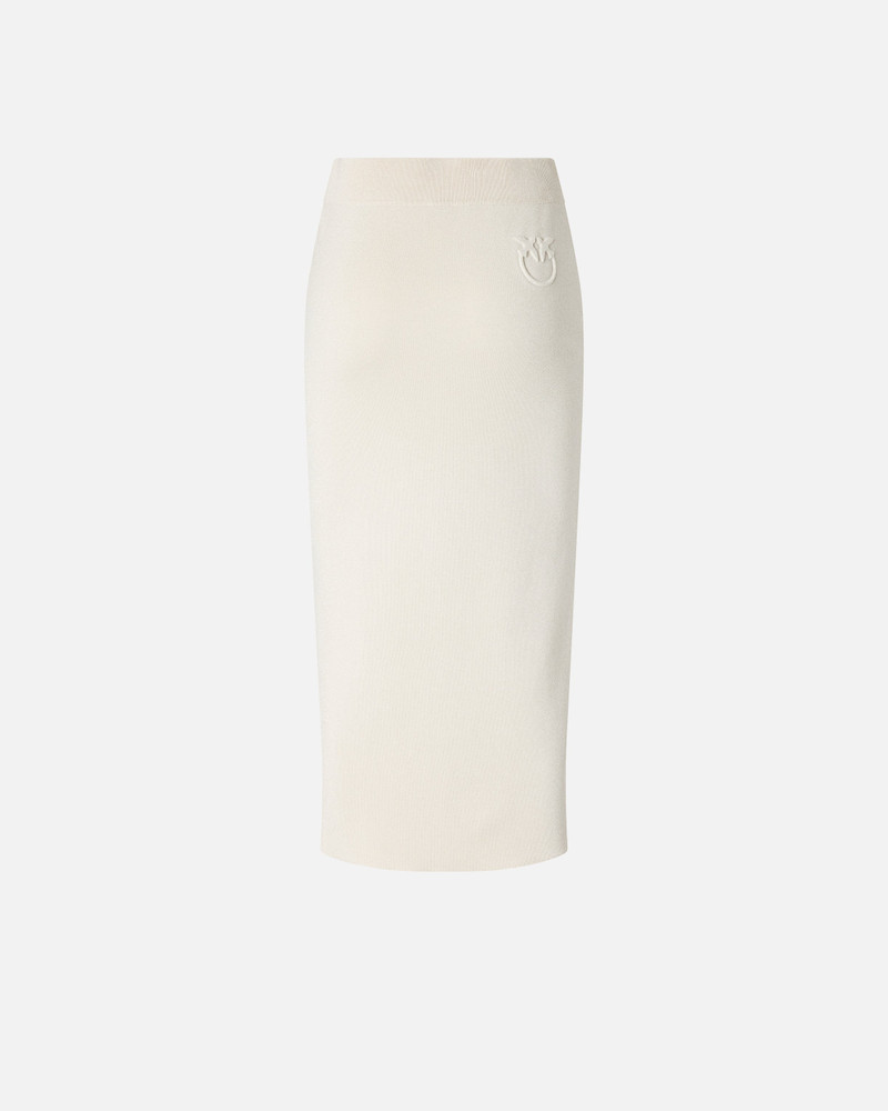 PINKO SLIM-FITTING MIDI SKIRT WITH CONTRASTING BANDS outlook