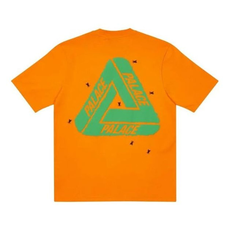 PALACE Fly TShirt Green Triangle Logo Short Sleeve Unisex Orange P20ES012 - 1