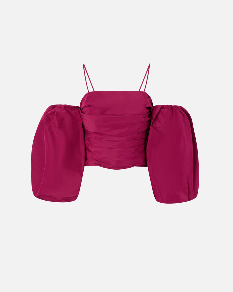 CROP TOP WITH PUFF SLEEVES 1