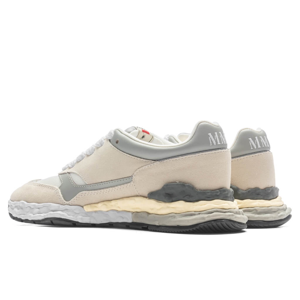 GEORGE OG SOLE MIX MATERIAL LOW TOP - WHITE - 3
