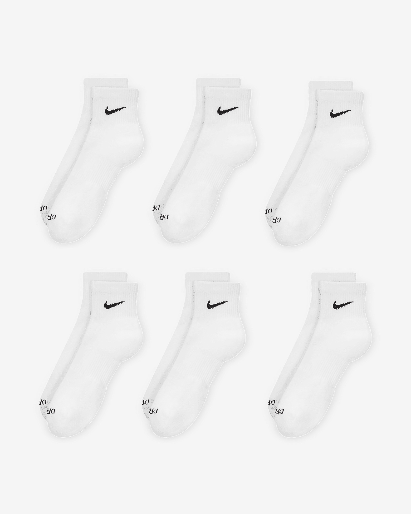 Nike Everyday Plus Cushioned Training Ankle Socks (6 Pairs) - 2
