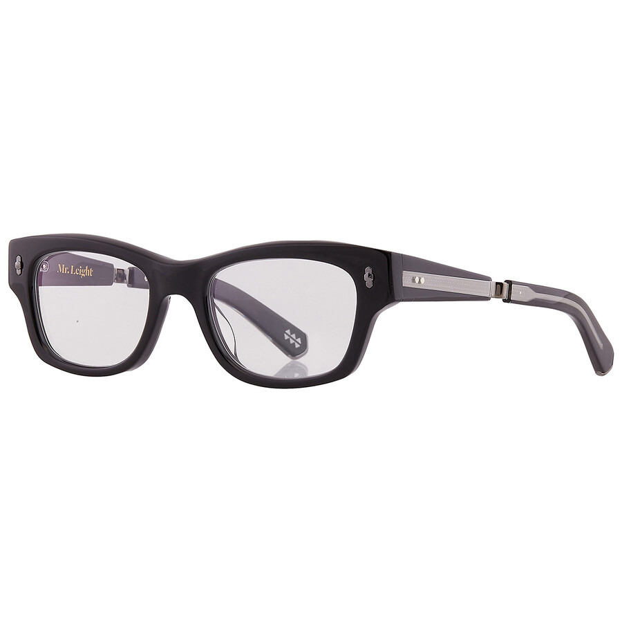 Mr. Leight ANTOINE C Demo Rectangular Men's Eyeglasses ML1042 BK-GM 49 - 3