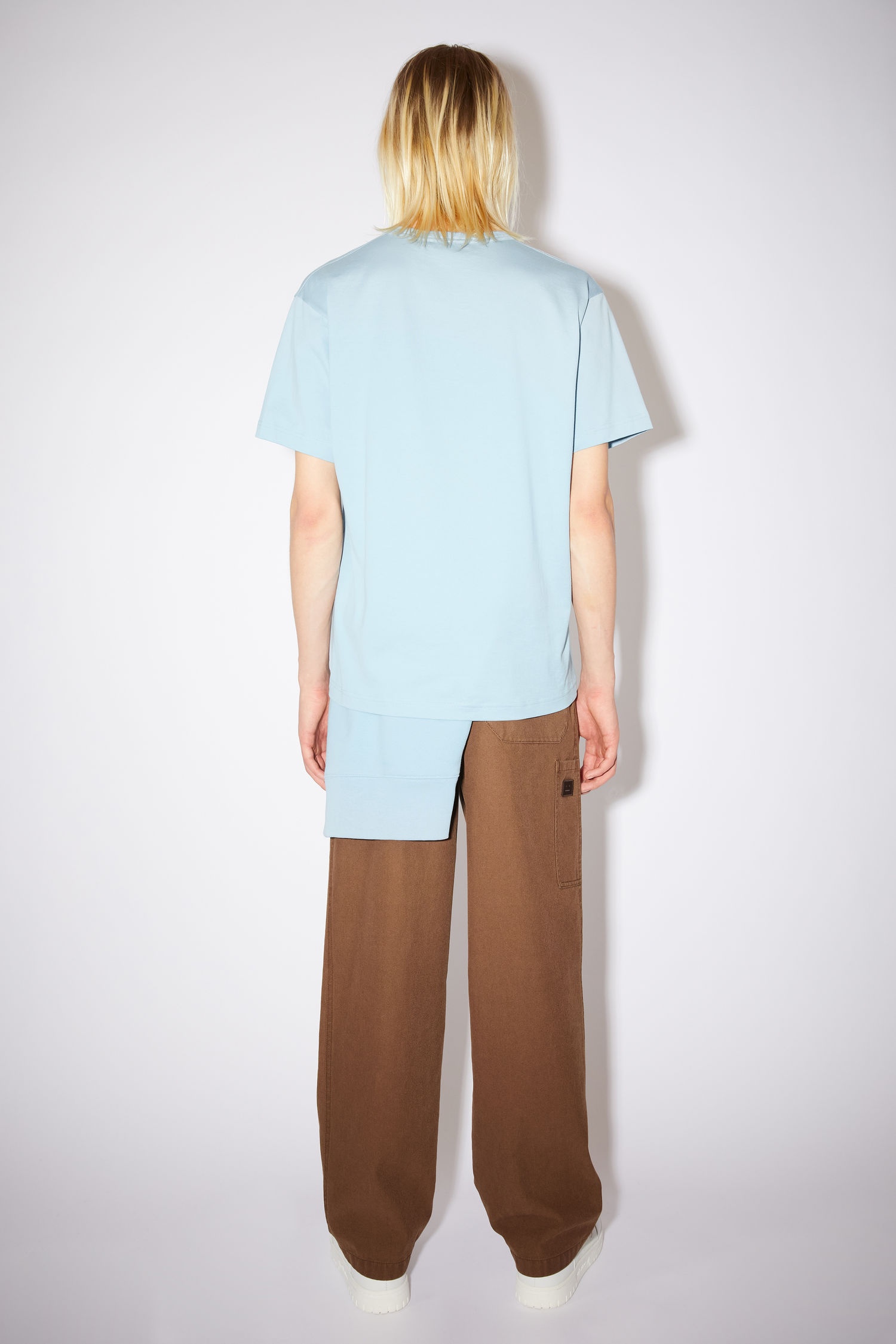 Crew neck t-shirt - Powder blue - 3