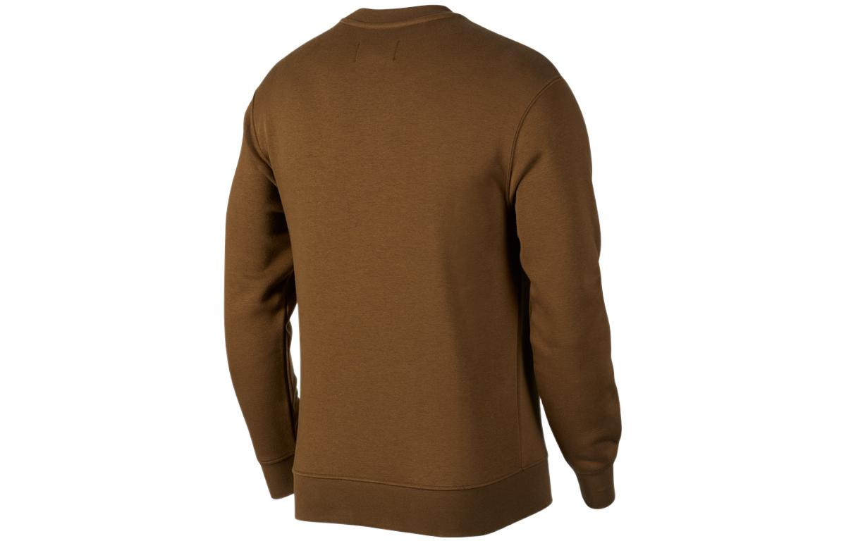 Air Jordan Fleece Crewneck Top 'Olive' FB7656-361 - 2