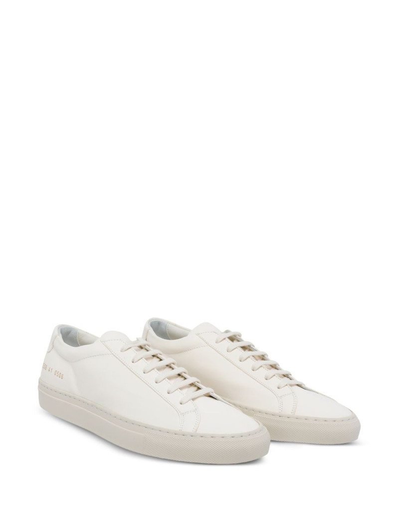 Common Projects round-toe leather sneakers outlook