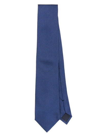 TOM FORD patterned-jacquard silk tie outlook