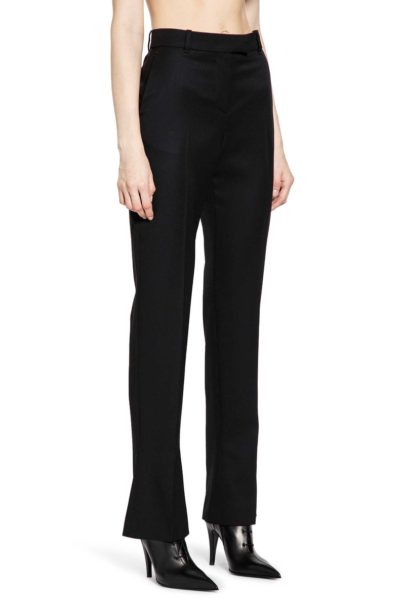 Alexander McQueen Flared Wool Tailored Trousers outlook