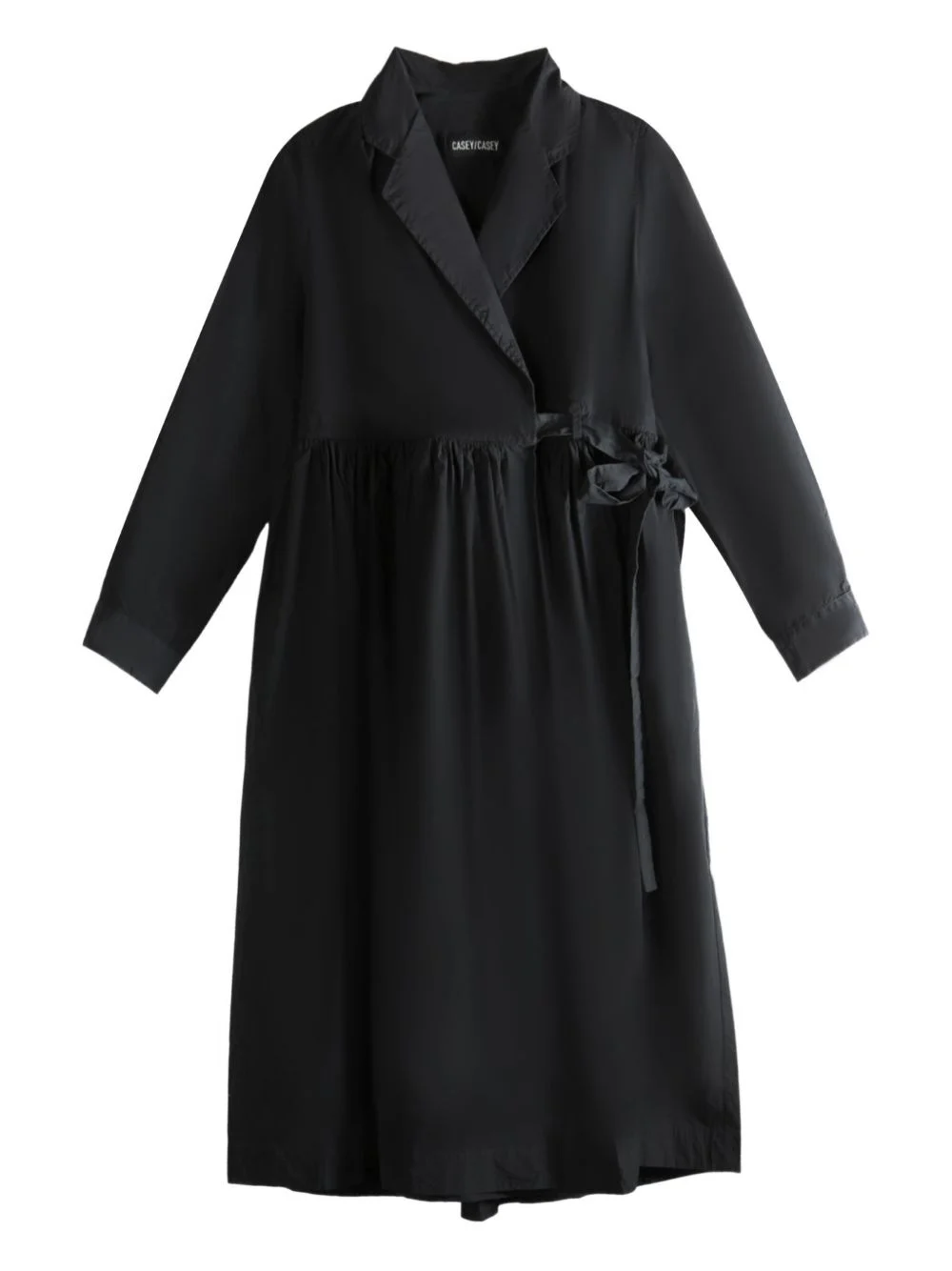 Taffeta Colette wrap-effect gathered midi dress - 1