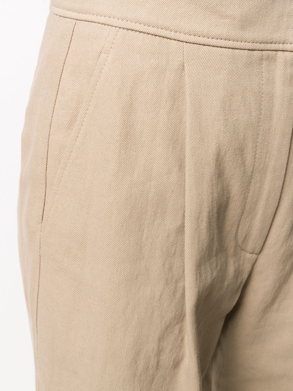 panelled tapered-leg trousers - 5