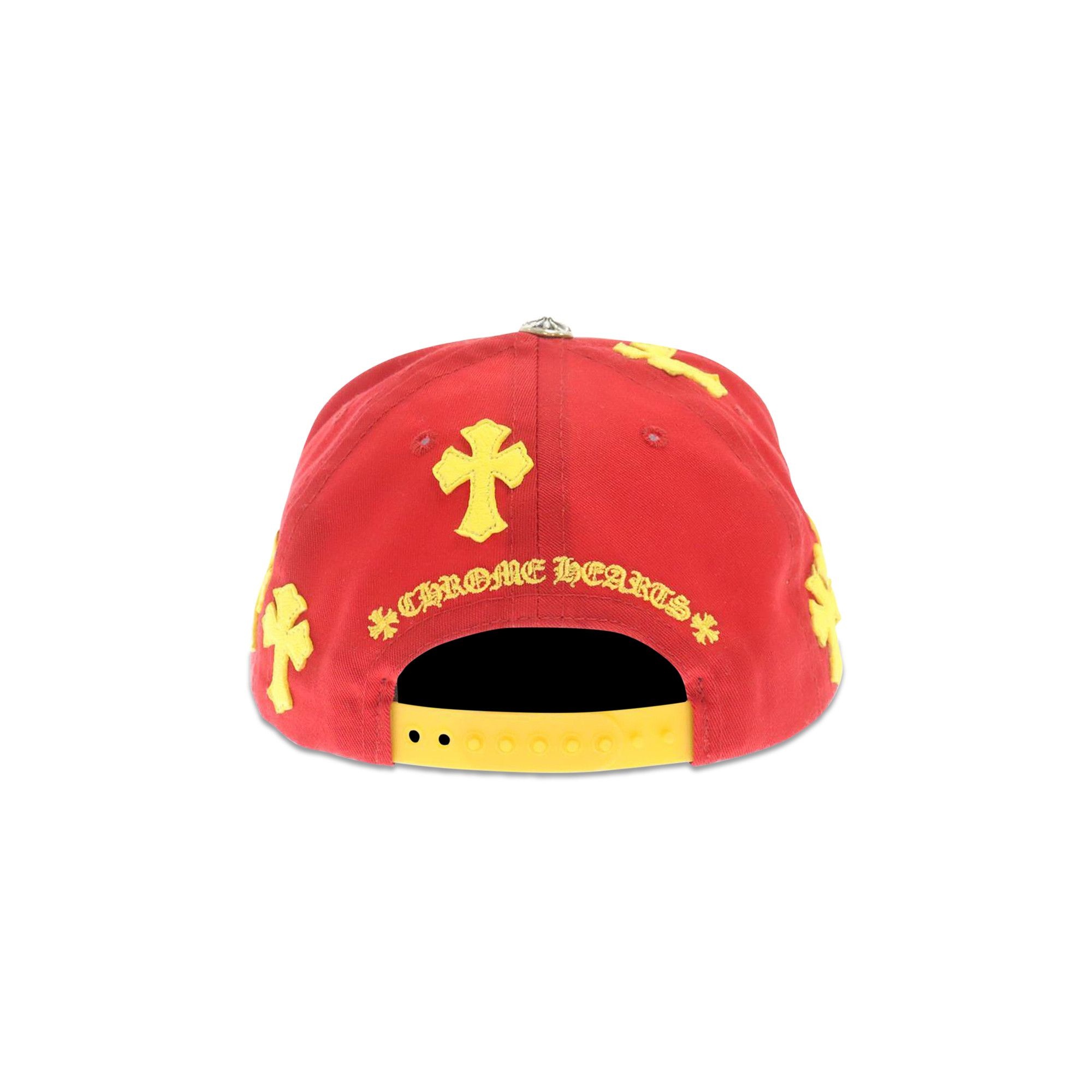 Chrome Hearts Cross Patch Hat 'Red/Yellow' - 2