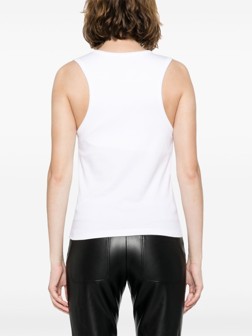 sleeveless cotton tank top - 4