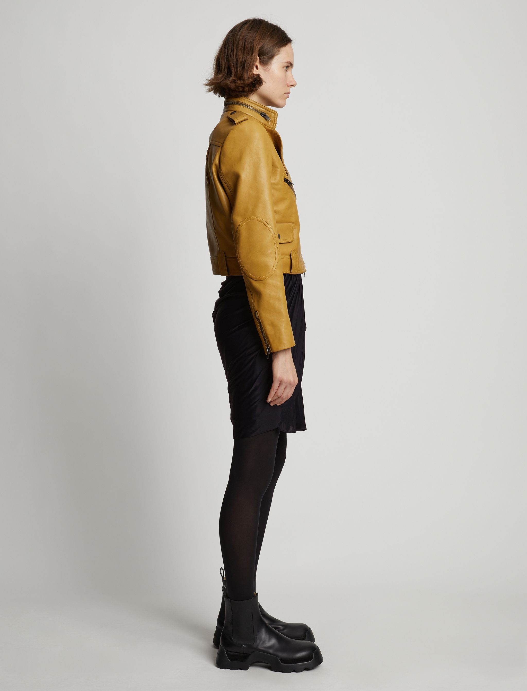 pleated Jersey mini skirt - 3