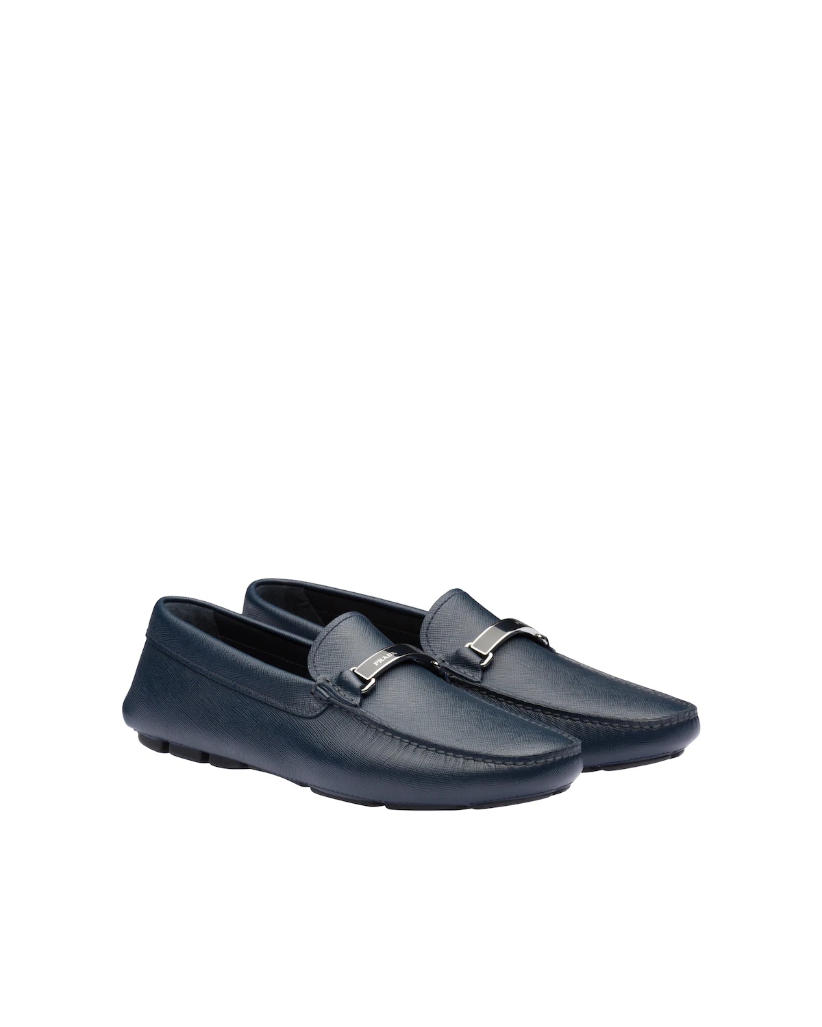 Saffiano leather loafers - 1