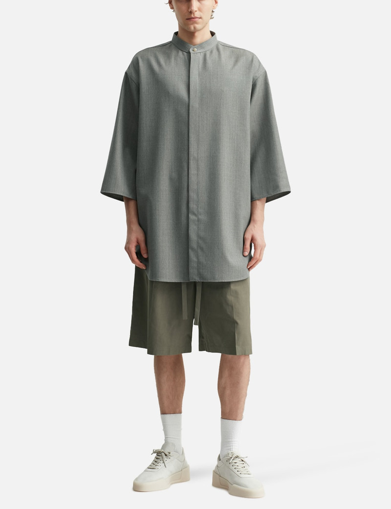 Fear of God BAND COLLAR SHORT SLEEVE SHIRT outlook