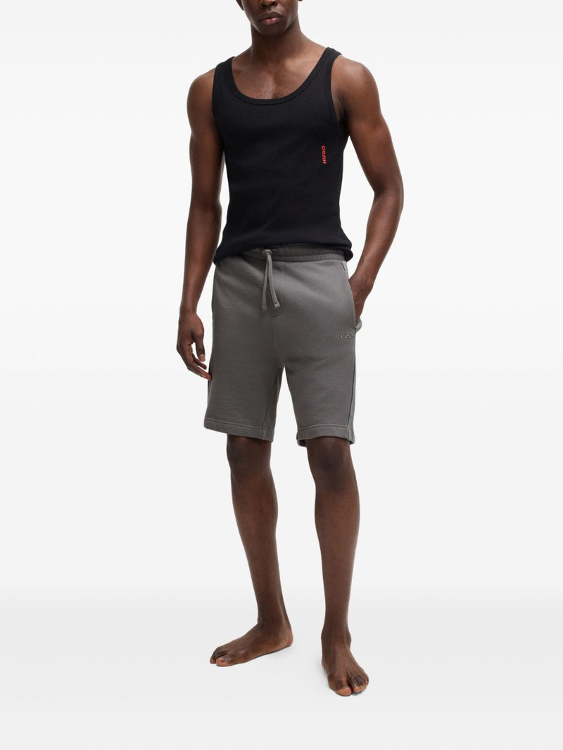 HUGO logo-embroidery shorts outlook