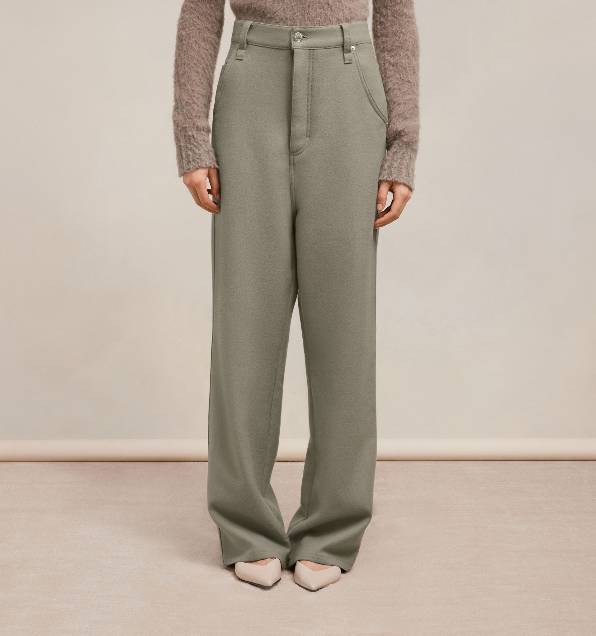 Baggy Fit Trousers - 7