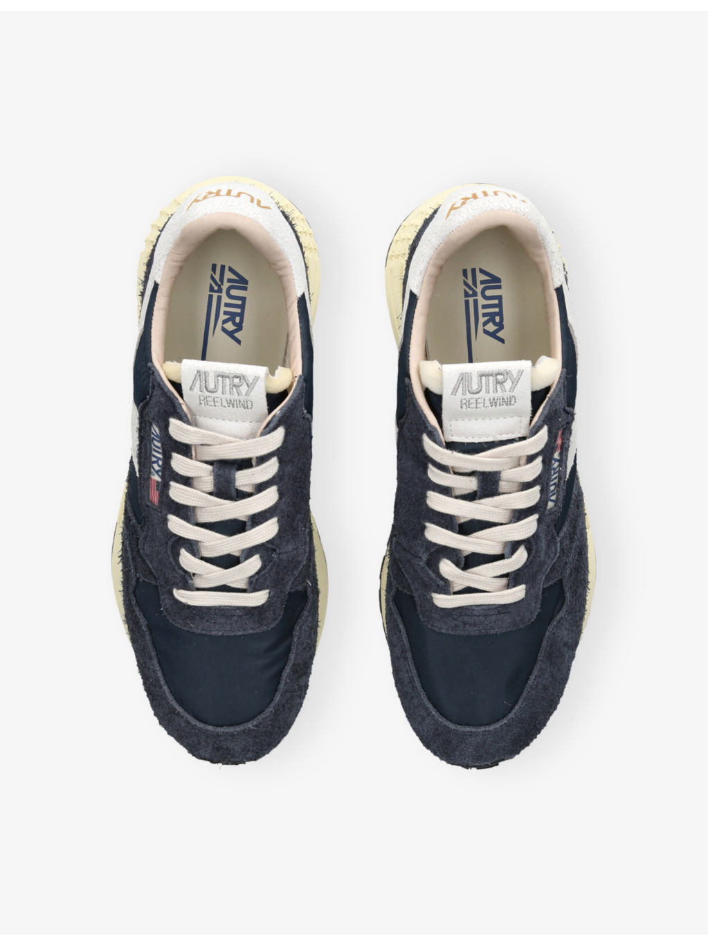 Reelwind Low Runner Leather And Nylon Trainers - 2