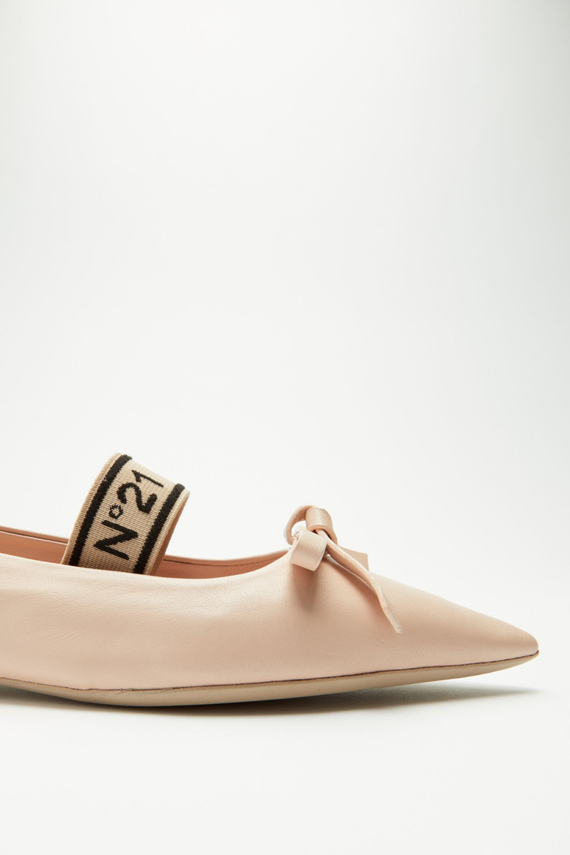 LEATHER BALLET PUMPS 4