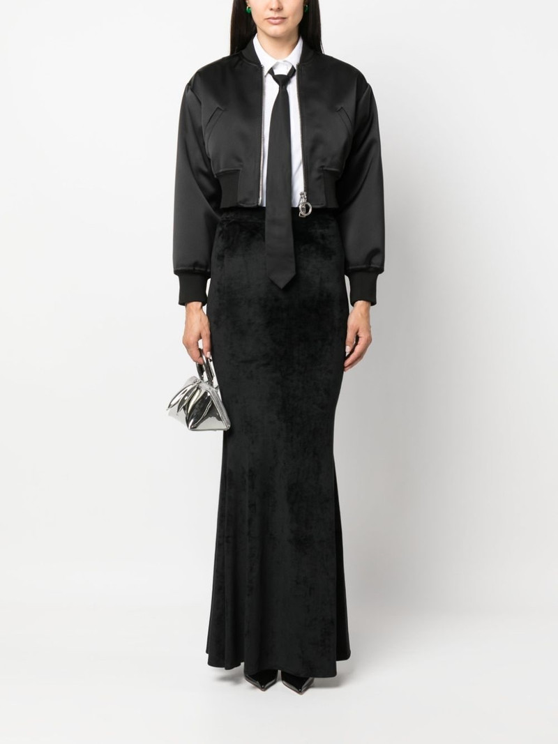 GCDS velvet maxi skirt outlook