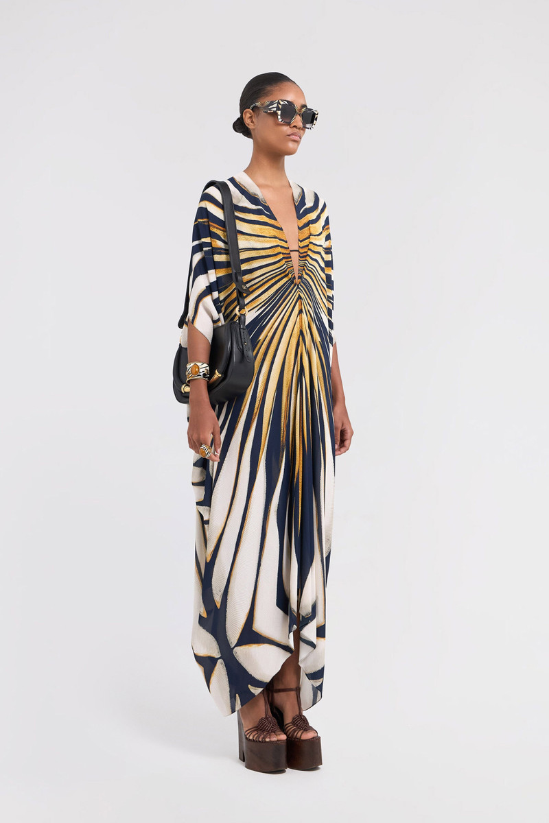 Ray Of Gold Print Caftan 3