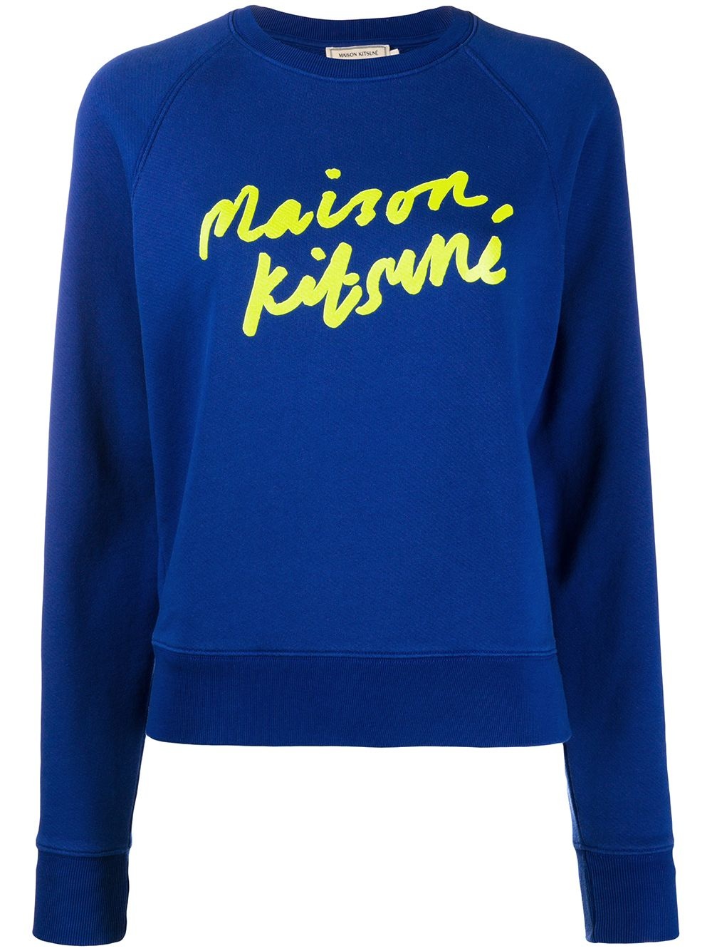 logo print sweatshirt - 1