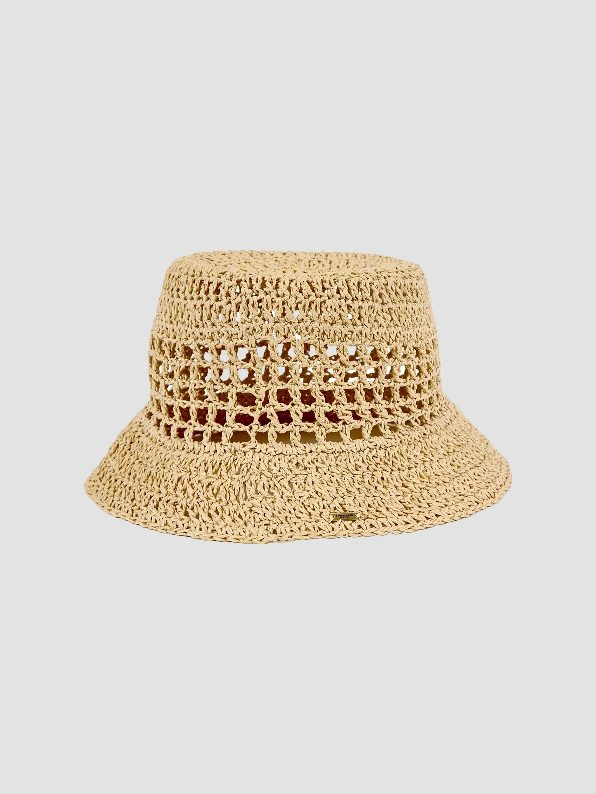 Women's Cruise Jonah Open-Knit Paper Bucket Hat - Ivory - 1