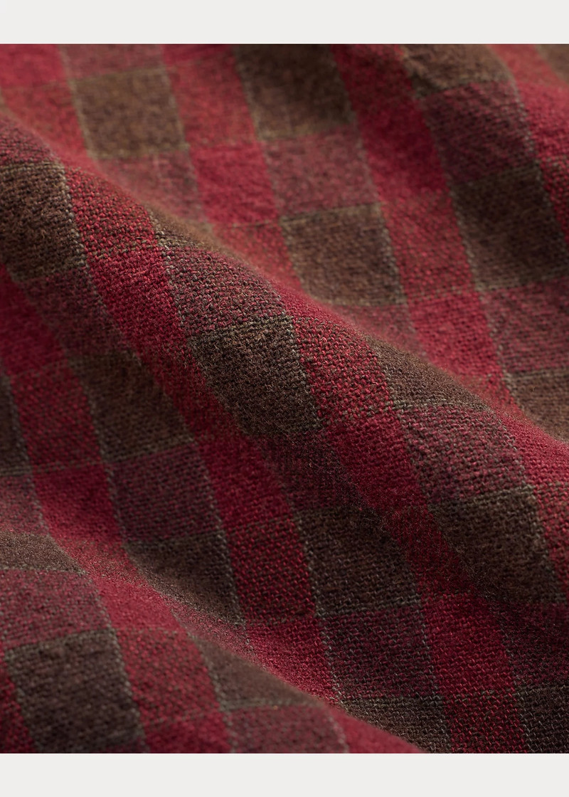 Checked Woven Shirt Jacket 5