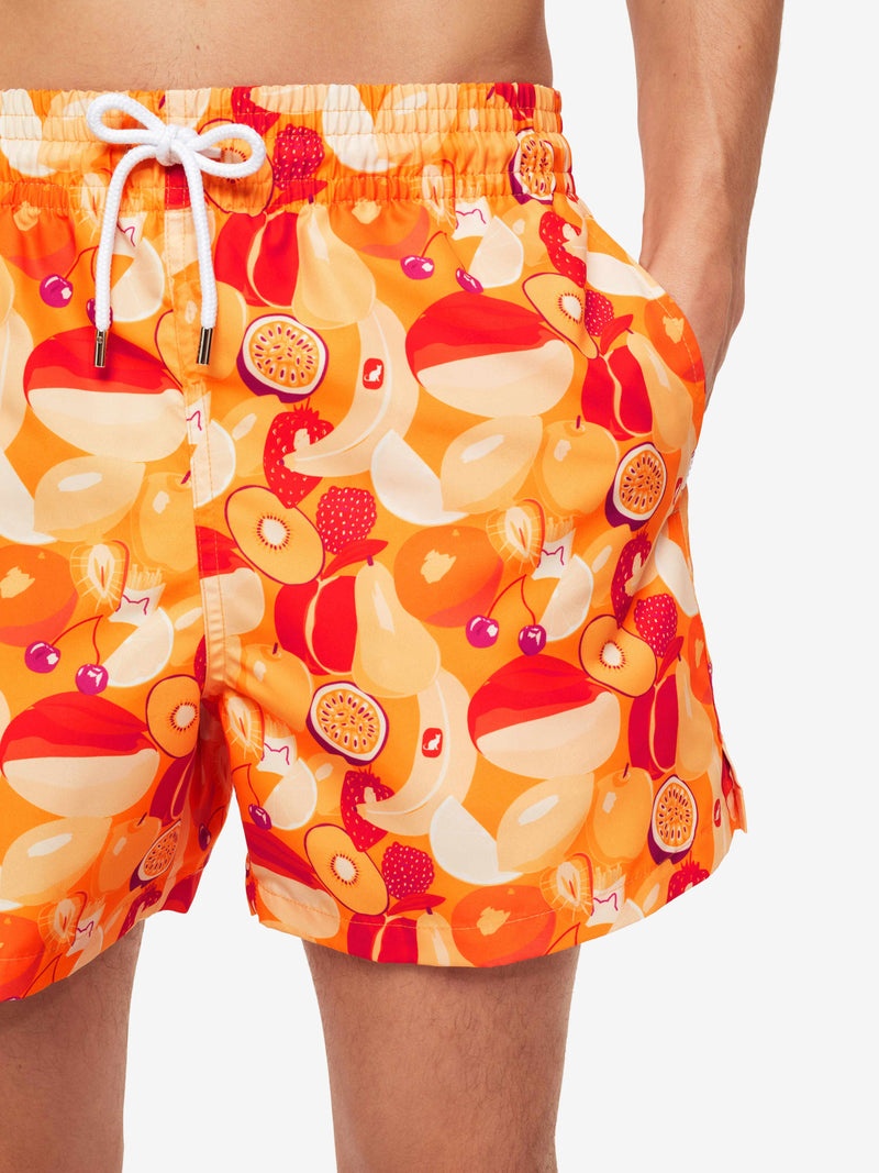 Men's Short Swim Shorts Maui 43 Orange - 2