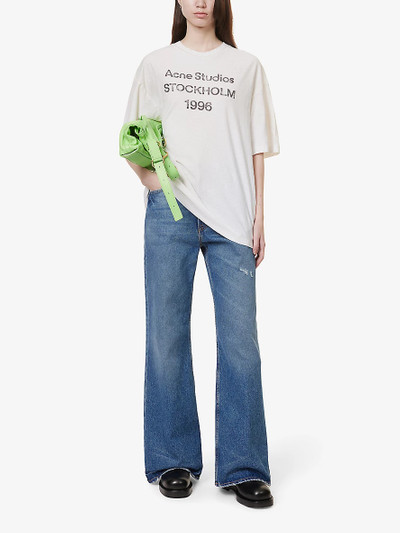 Acne Studios 2022 wide-leg high-rise relaxed-fit jeans outlook