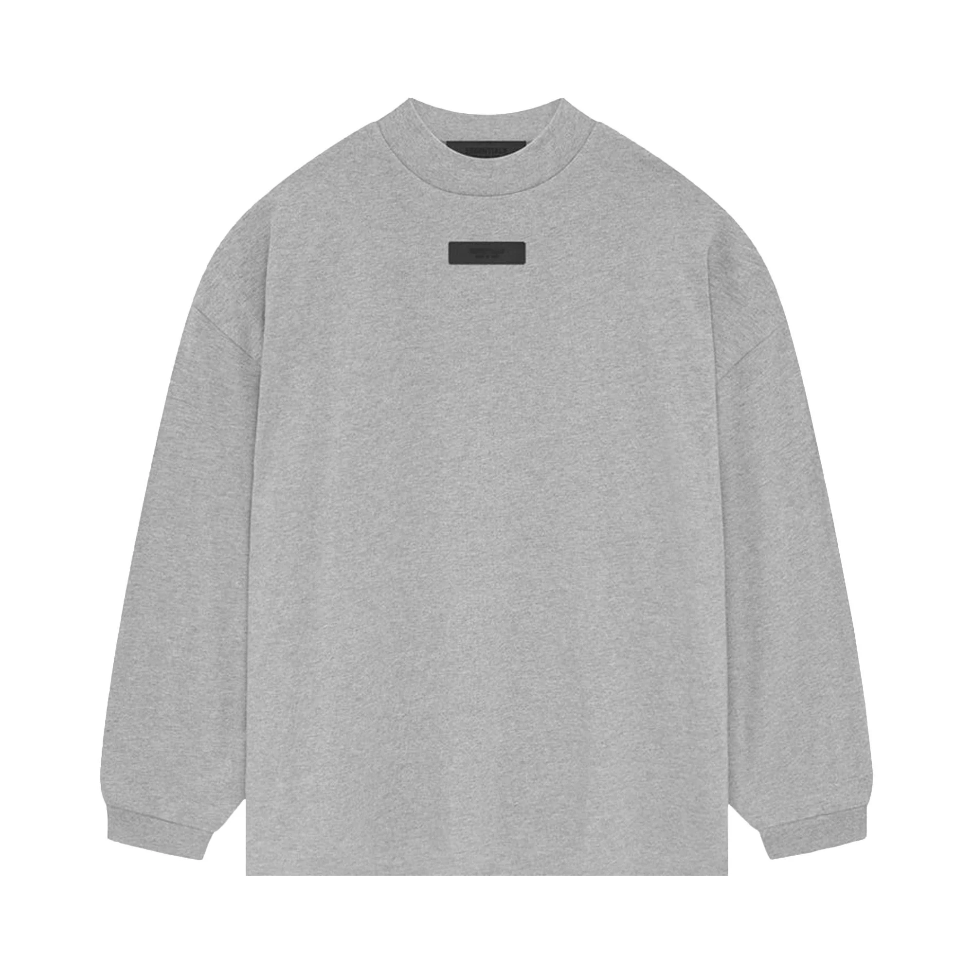 Fear of God Essentials Long-Sleeve Shirt II 'Light Heather Grey' - 1