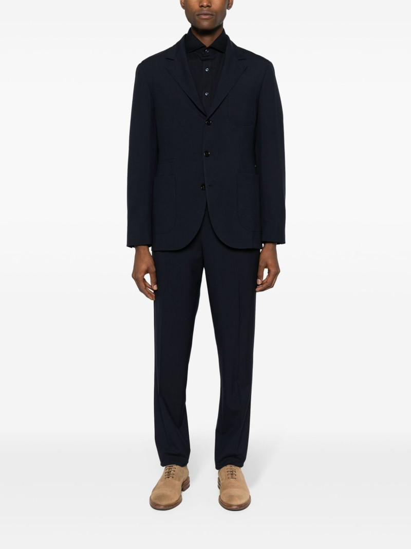 Brunello Cucinelli spread-collar cotton shirt outlook