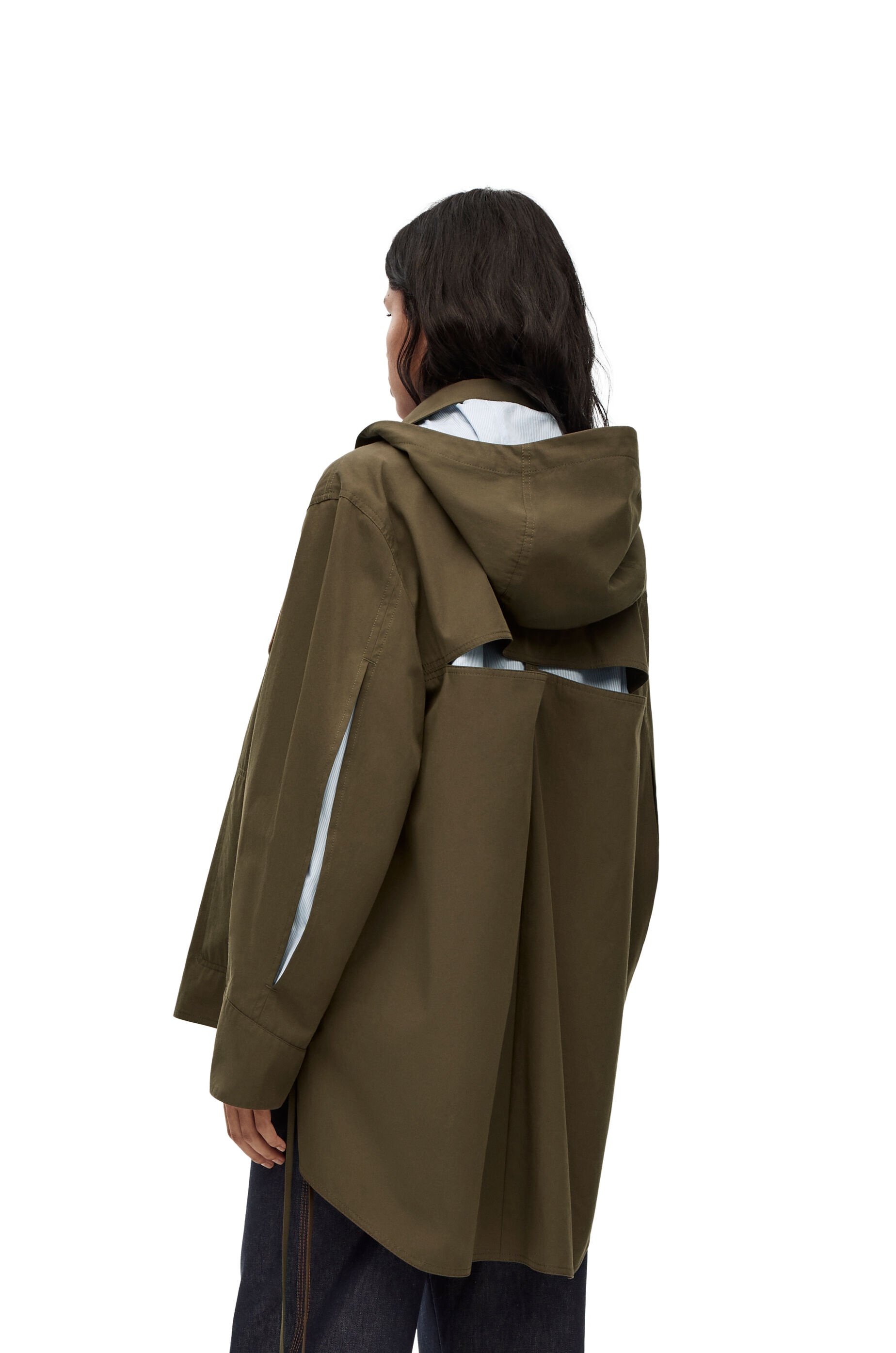 Hooded parka in cotton - 4