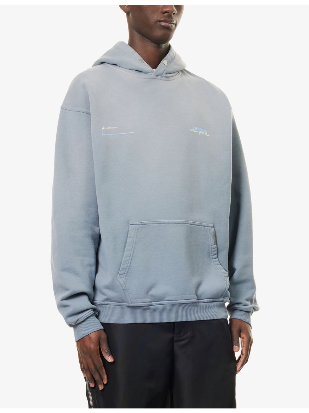 Brand-Print Relaxed-Fit Cotton-Jersey Hoody - 3