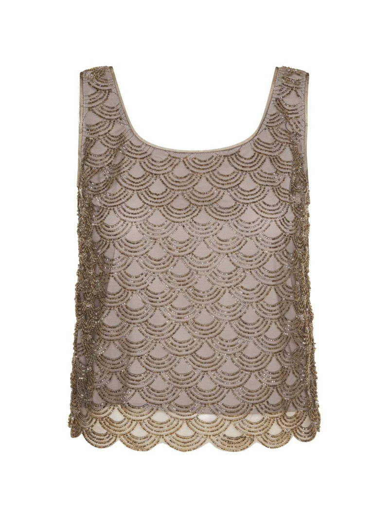 sequin-embellished top 1