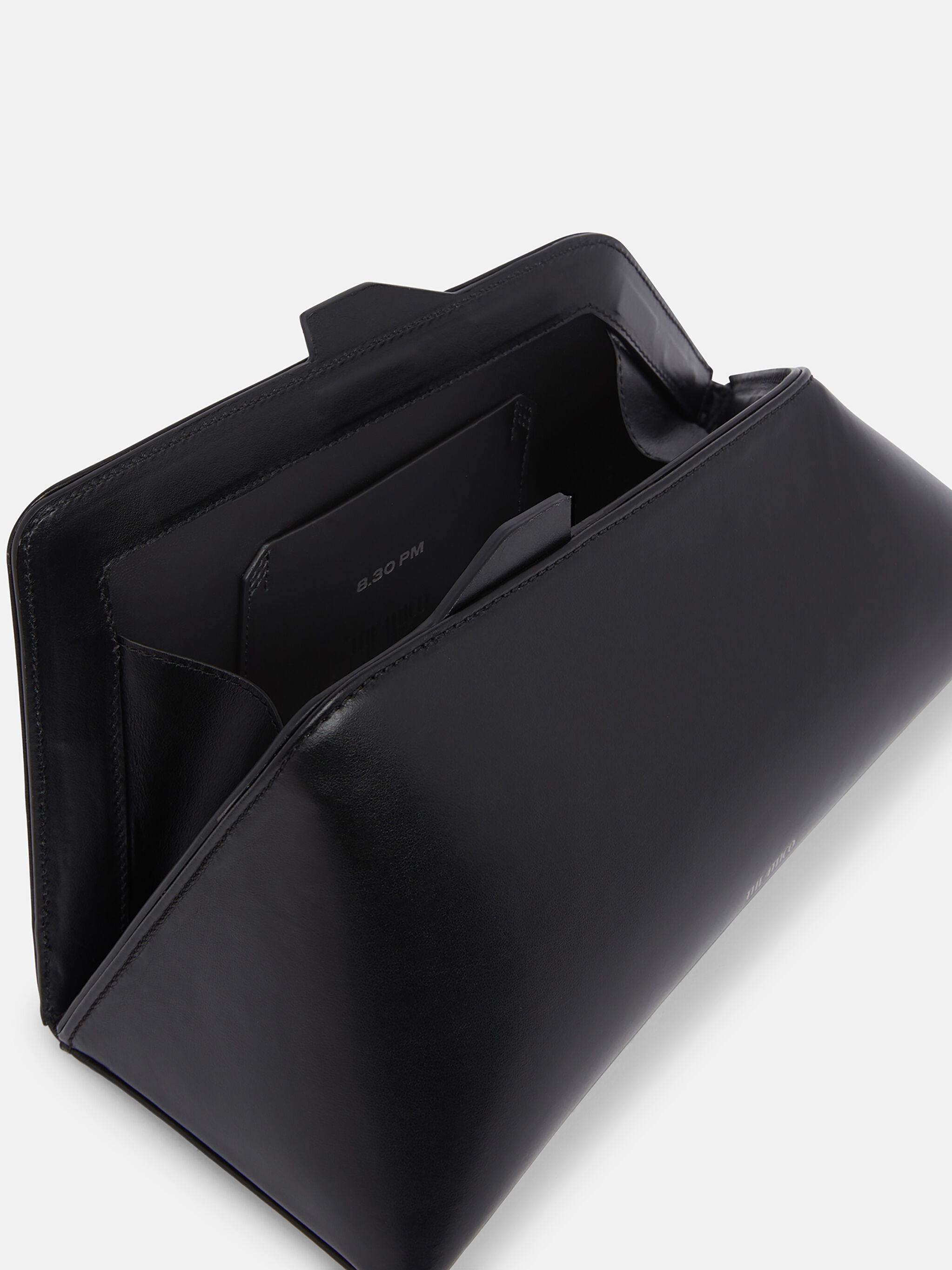 ''8.30PM'' BLACK OVERSIZED CLUTCH - 4