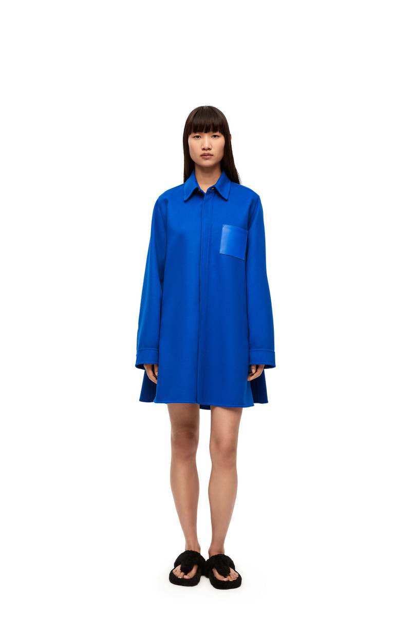 Trapeze coat in wool and cashmere 3