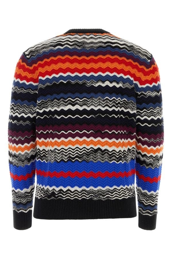 Missoni Man Embroidered Stretch Wool Blend Sweater - 2