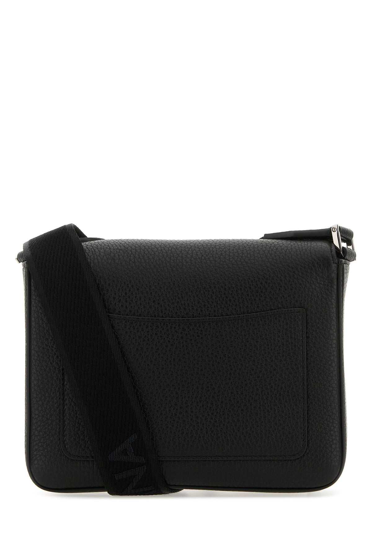 Black leather medium DG Logo Bag crossbody bag - 3