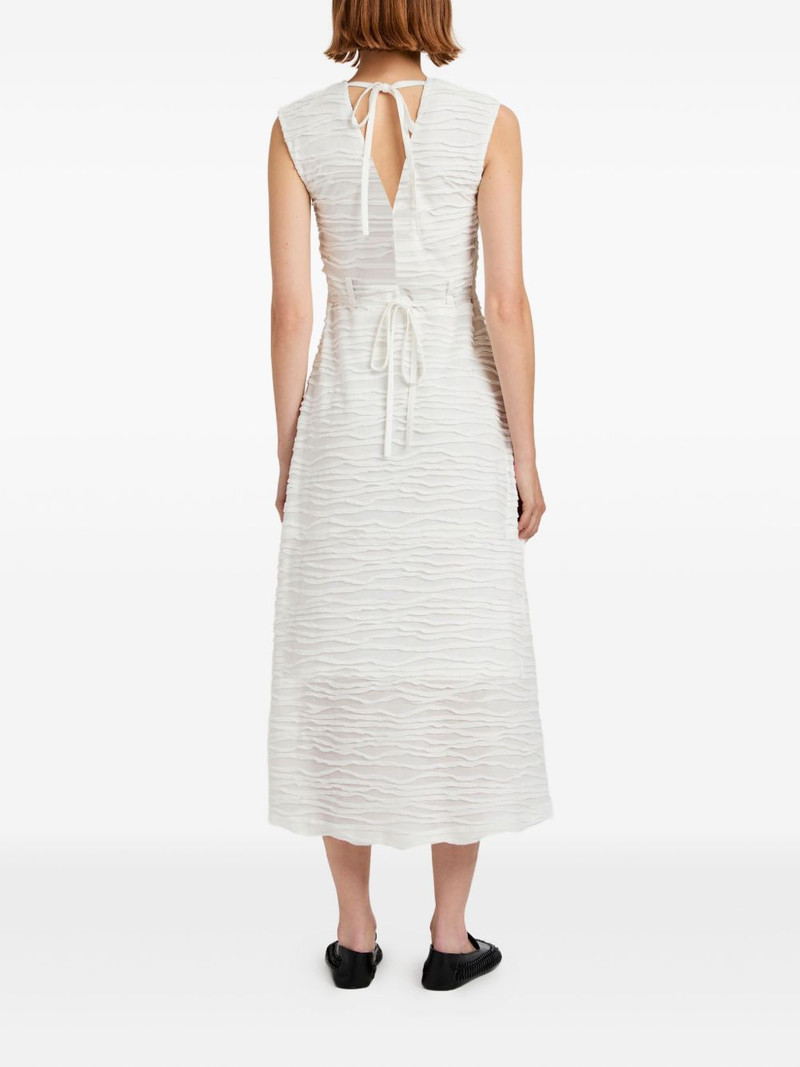Laura textured sleeveless midi dress 4