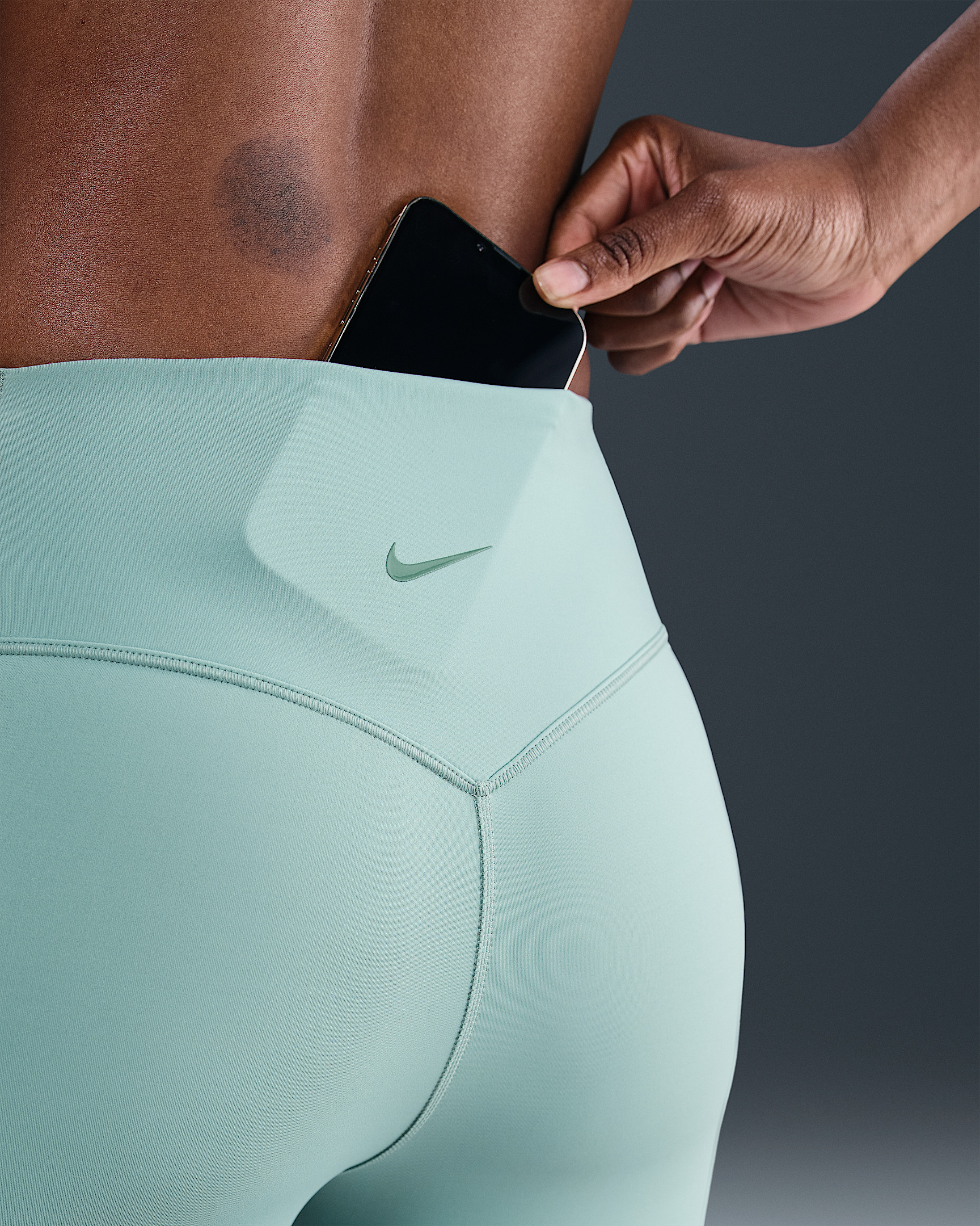 Nike Universa Women's Medium-Support High-Waisted 5" Biker Shorts with Pockets - 6