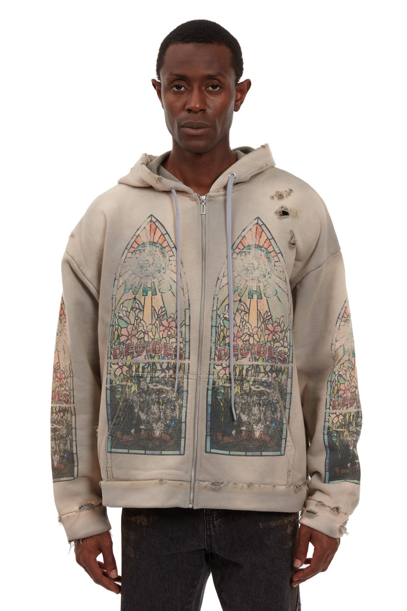 FADED ZIP UP 3