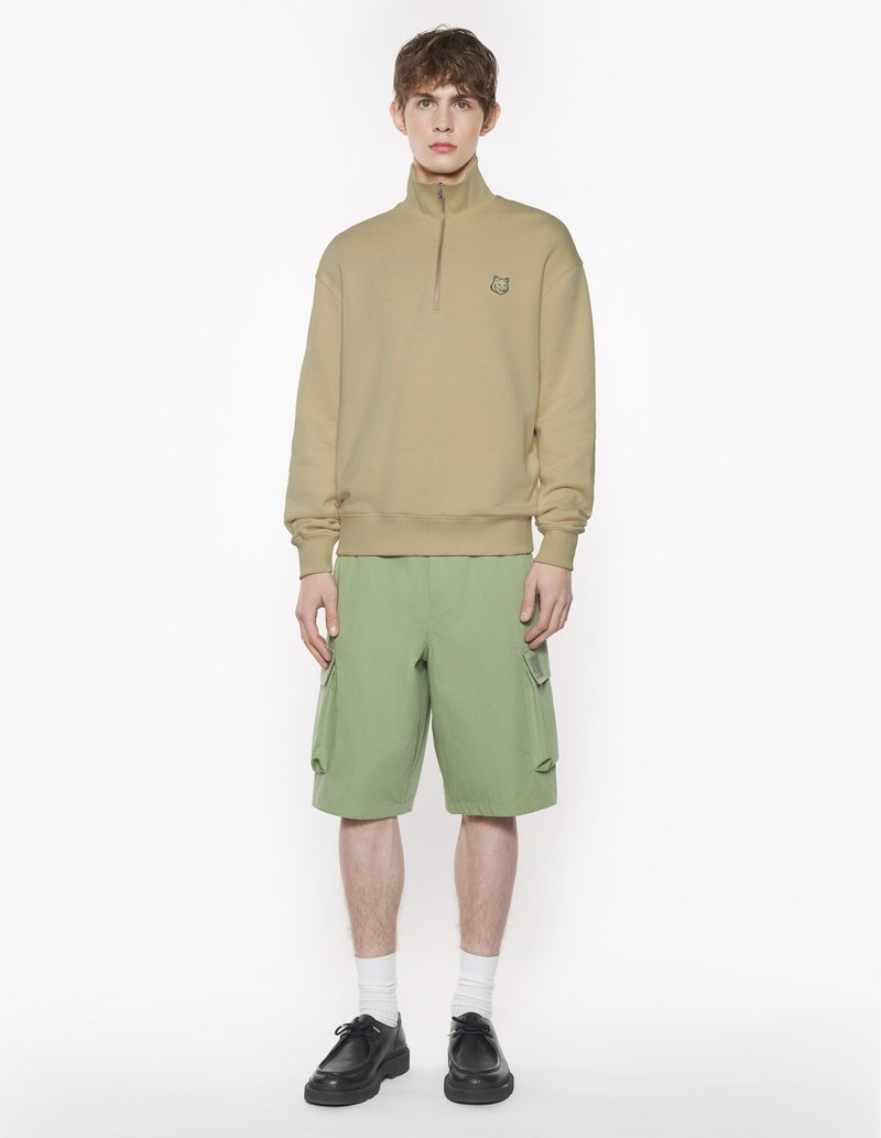 Maison Kitsuné BOLD FOX HEAD PATCH COMFORT HALF ZIPPED SWEATSHIRT outlook