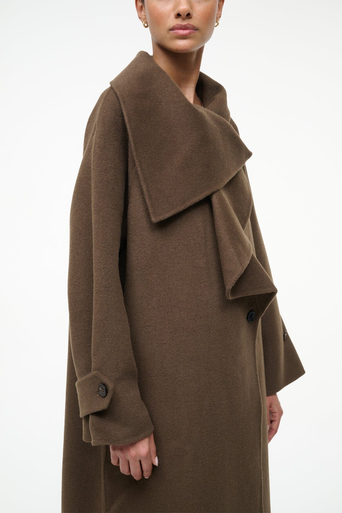 STAUD NOAH COAT TAUPE - 5