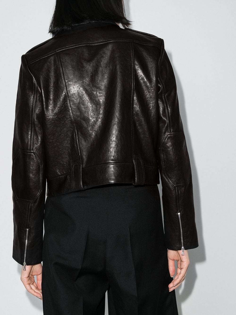 Cordelia leather biker jacket - 3