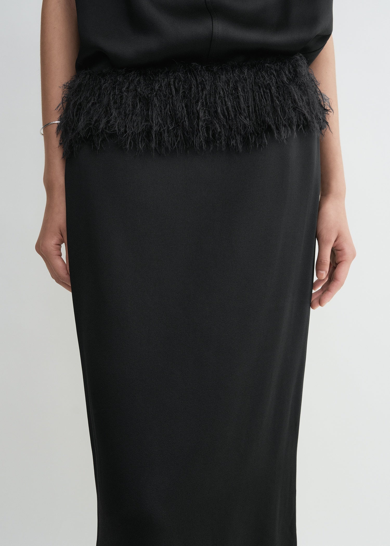 Fringe skirt black - 5