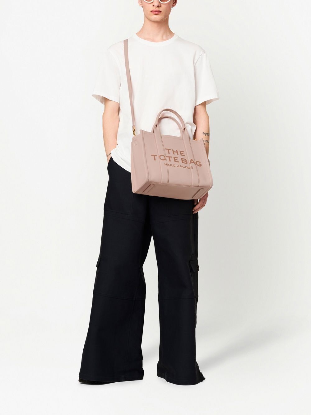 The Leather Medium Tote Bag - 7